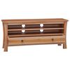 vidaXL TV Cabinet Reddish-brown Solid mahogany wood 40 in wide