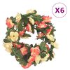 vidaXL Christmas Flower Garland Rose and Champagne
