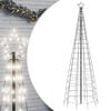 vidaXL Led Christmas Tree Cold White Iron, Copper Extra Tall