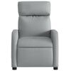 vidaXL Massage Recliner Chair Light Grey Fabric