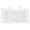 vidaXL Paper Bags 250 pcs with Handles White 15x8x21 cm