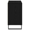 vidaXL Bathroom Cabinet Black 31.50 x 12.99 x 23.62 in Engineered Wood
