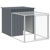 vidaXL Chicken Cage Anthracite Galvanized steel Large Chicken Cage