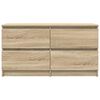 vidaXL TV Cabinet Sonoma Oak Engineered Wood Medium TV Cabinet