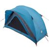 vidaXL Camping Tent 1-Person Blue Waterproof
