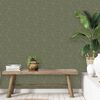 DUTCH WALLCOVERINGS Wallpaper Green and Gold Non-woven fabric