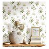 Noordwand Wallpaper White, Green Nonwoven Standard Durable Wallpaper