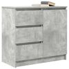 vidaXL Sideboard Concrete Grey Engineered Wood Medium Storage