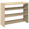 vidaXL Shoe Rack Sonoma oak Engineered wood Medium Shoe Rack