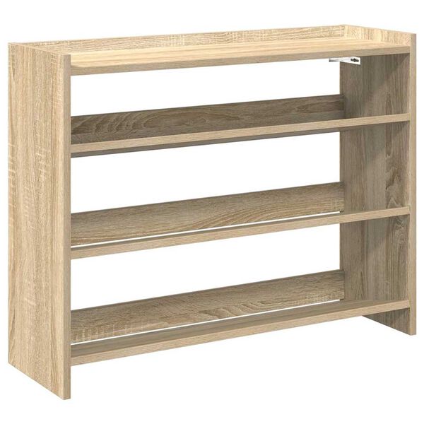 vidaXL Shoe Rack Sonoma oak Engineered wood Medium Shoe Rack