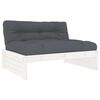 vidaXL Garden Lounge Set White