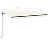 vidaXL Retractable Awning Cream