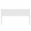 vidaXL Coffee Table High gloss white Engineered wood