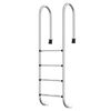 vidaXL Pool Ladder Silver 304 Stainless Steel Standard Pool Ladder