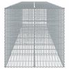 vidaXL Gabion Basket Silver Galvanized iron Large Durable