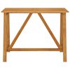 vidaXL Outdoor Bar Set Natural Wood Solid Acacia Wood Medium