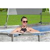 Bestway Pool Canopy White Polyester, Stainless steel Foldable