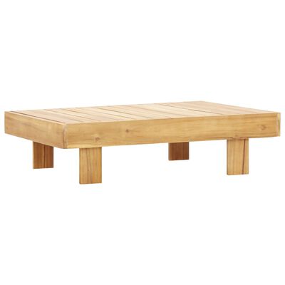 vidaXL Coffee Table 39.4" x 23.6" x 9.8" Solid Acacia Wood