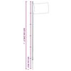 vidaXL Flagpole Silver Aluminum Adjustable Length-Adjustable Flagpole