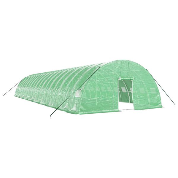 vidaXL Greenhouse Green Polyethylene Large Rollable Greenhouse