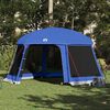 vidaXL Pool Tent with Removable Fly & Mesh Walls Azure Blue 201.6x180.3"