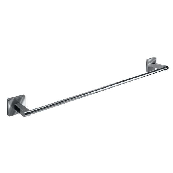 Kleine Wolke Towel Rack Silver Metal Standard Wall Mounting Towel Rack