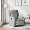 vidaXL Electric Massage Recliner Chair Light gray