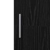 vidaXL Highboard Black oak 45 x 42.5 x 185 cm Engineered wood