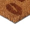 vidaXL Door Mat Natural 15.7"x23.6" Tufted Coir