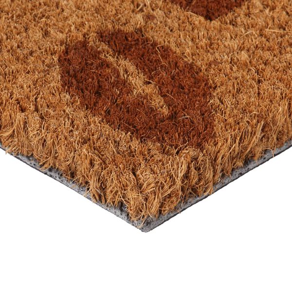 vidaXL Door Mat Natural 15.7"x23.6" Tufted Coir