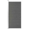vidaXL Fence Panel WPC 37.4x73.2" Grey