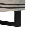 vidaXL Coffee Table Beige and Black 31.50 x 19.69 x 15.75 in