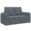 vidaXL Sofa Bed Dark Grey 58.27 x 27.95 x 32.68 in Velvet