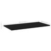 vidaXL Shelf Set of 8 Black Engineered wood Simple Shelf Rectangular