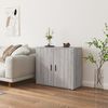 vidaXL Sideboard Grey Sonoma Engineered Wood Medium Cabinet