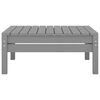 vidaXL Garden Lounge Set Grey Solid Pinewood 3 Piece Set Modular