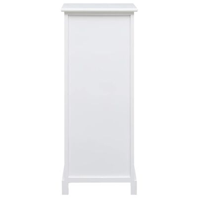 vidaXL Side Cabinet 13.8"x11.8"x35.4" Paulownia Wood