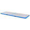 vidaXL Inflatable Gymnastics Mat with Pump 236.2"x39.3"x3.9" PVC Blue