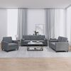 vidaXL Sofa Set Dark Grey Velvet Sofa Set Rectangular Modern Sofa