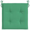 vidaXL Chair Cushion Set of 6 Green Oxford fabric (100% polyester)