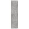 vidaXL Highboard Concrete Gray 27.6"x16.7"x72.8" Engineered Wood