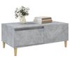 vidaXL Coffee Table Concrete Grey Engineered Wood Medium Coffee Table