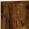 vidaXL TV Wall Unit Smoked Oak Engineered Wood