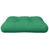 vidaXL Pallet Cushion Green 19.7"x19.7"x4.7" Fabric