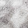 vidaXL Shaggy Rug Silver Grey 100% Polyester 63.0 x 63.0 in Non-slip