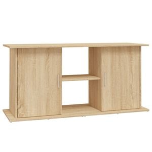 vidaXL Aquarium Stand Sonoma oak Engineered wood 47.6 x 16.1 x 22.8 in