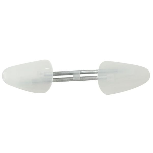 vidaXL Shoe Trees 5 Pairs White EU 35-38 Plastic