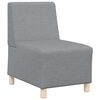 vidaXL Modular Sofa Unit Armless 2 pcs Light Grey