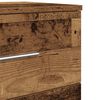 vidaXL Bedside Cabinet Old Wood Engineered wood Medium Bedside Cabinet
