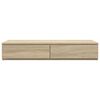 vidaXL Bed Drawers Sonoma Oak 35.43 x 14.37 x 6.50 in Engineered Wood